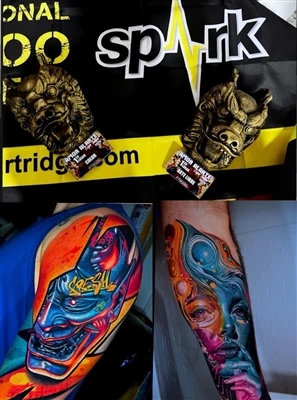 SPARK Artist @anfitriontattoo si nárokuje dvojité víťazstvo na Expo Tattoo Cu...