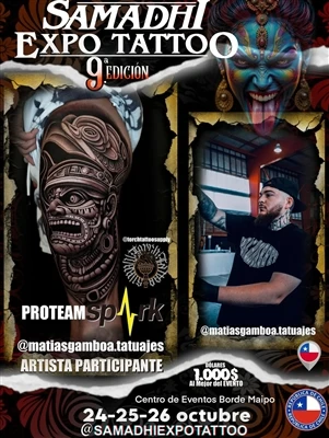 Čilský umelec @matiasgamboa.tatuajes sa pripája k hviezdnej - zostave na Sama...
