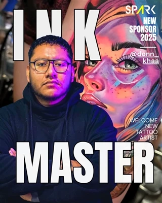 Spark Tattoo a @donn_khaa: vzájomné potvrdenie ako talentovaný umelec sa prip...