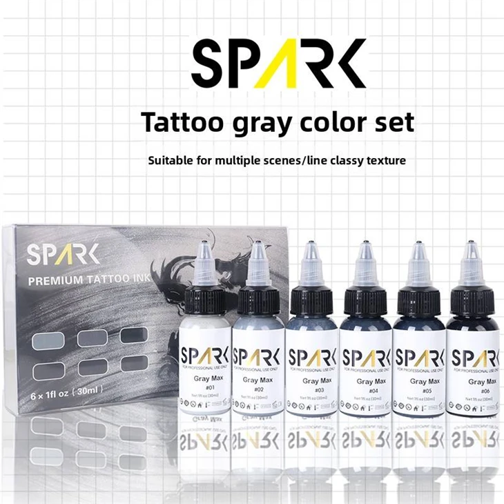 Profesionálna sada atramentovej sety Tattoo Atrament 30 ml/1oz organický tekutý pigment