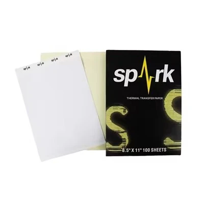Spark Smooth Tattoo Paper Inkjet High Gloss Detail Dočasný šablón papier Presné telo tela