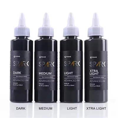 High - kvalita iskra Najnovšie 4OZ*4 Whitewash Sada vodotesných dočasných tetovacích atramentov