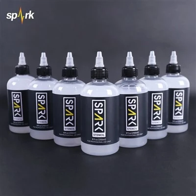 SAPRK 8 FL OZ (250 ml) Profesionálny rýchly suchý non - vyblednutie hladkého tetovacieho prenosu šablón pre tetovania umelcov