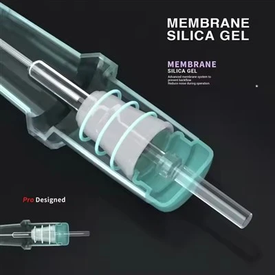 Spark úplne nová priehľadná membrána shellu 0,35 mm /12 tetovacích ihličiek pre tetovanie