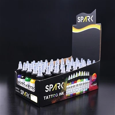 Spark Organic 0,5 oz Rýchle suchý dlhotrvajúci dizajn Dodávky Dodávky tetovania Trvalé make -up Pigment pre telové umenie