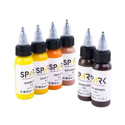 Spark Premium Tattoo Atrament EÚ Dosiahnuté v súlade s šumivým, vysokým - kvalitnými návrhmi