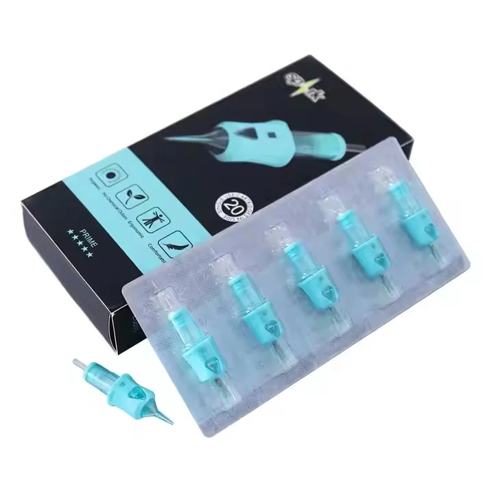 Iskra 4 veľkosti RL/RS/RM/M1 Vysoko kvalitná a sterilná 316 z nehrdzavejúcej ocele na jednorazovú kazetu Sparkle Cartridge na telové umenie