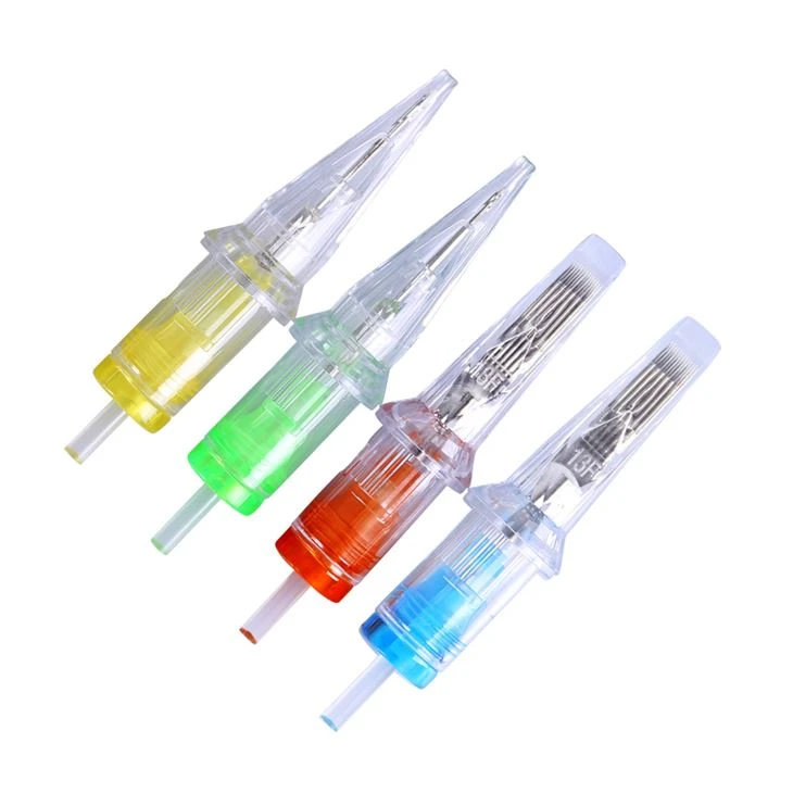 Spark Professional Tattoo Cartridges Long Taper Tattoo Needle 0. 35 mm