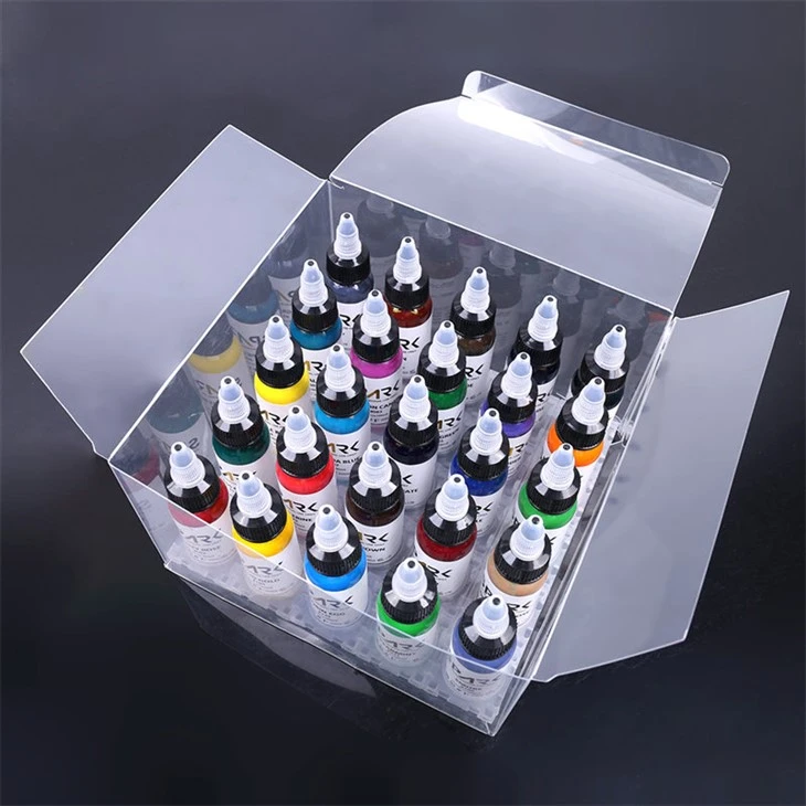 Sada 25 farieb Light Tattoo Ink Spark Original Tattoo Ink Black