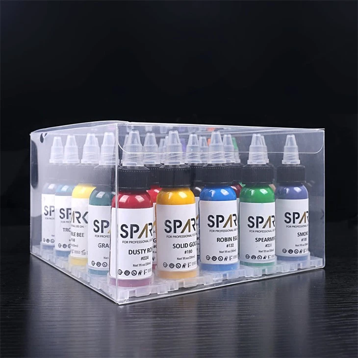 Sada 25 farieb Sada profesionálnych tetovacích atramentov Color Spark Tattoo Ink