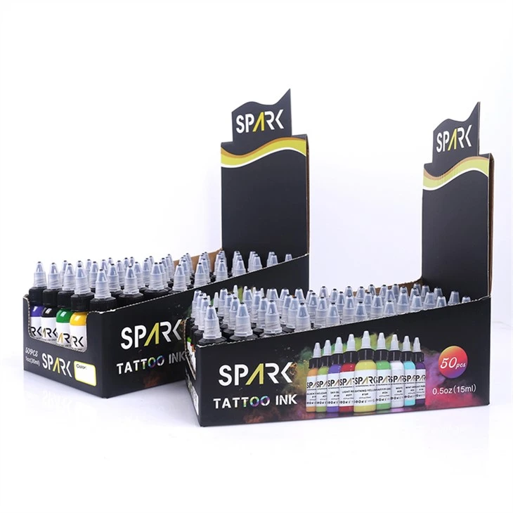50 farebných sád Pigments Tattoo Ink Vegan Tattoo Ink Tattoo Ink 30 ml