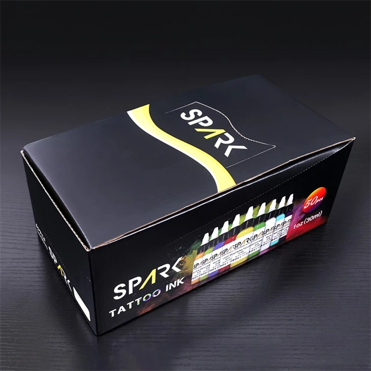 50 farebných sád Sada tetovacích atramentov Spark Profesionálna farba tetovacieho atramentu
