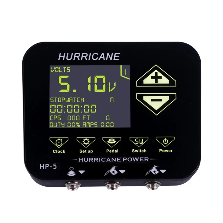 Najnovšie tetovacie tetovanie Hurricane Power Supply Tattoo