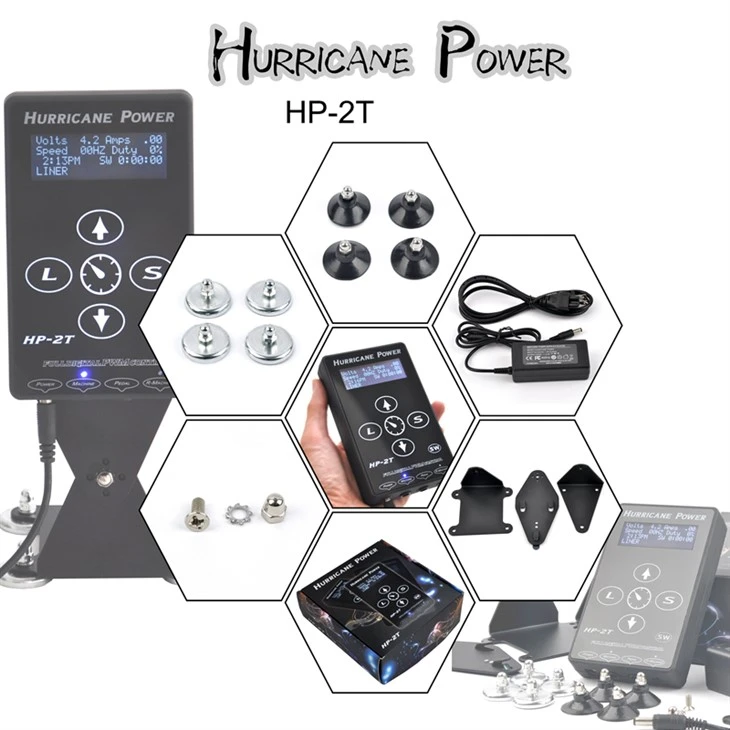 Power Tattoo Hurricane Hand Touch Tattoo Power Supply