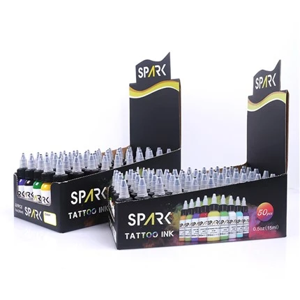 50 farebných sád Pigments Tattoo Ink Vegan Tattoo Ink Tattoo Ink 30 ml