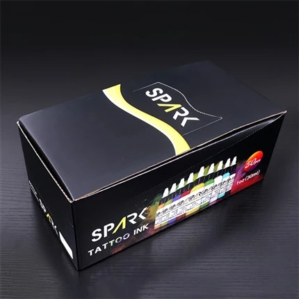 50 farebných sád Sada tetovacích atramentov Spark Profesionálna farba tetovacieho atramentu