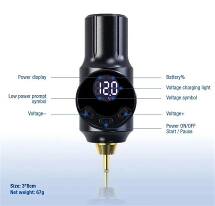 Bezdrôtový napájací zdroj na tetovanie RCA MINI Tattoo Battery