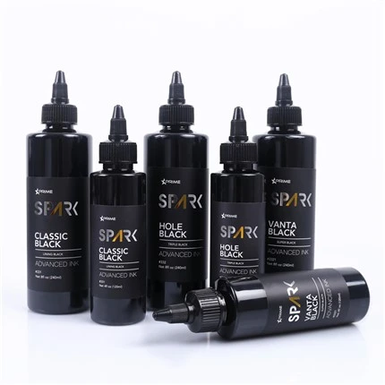 Super Black 8OZ Black Ink Series Vanta Black Spark Tattoo Ink Sada tetovacích atramentov