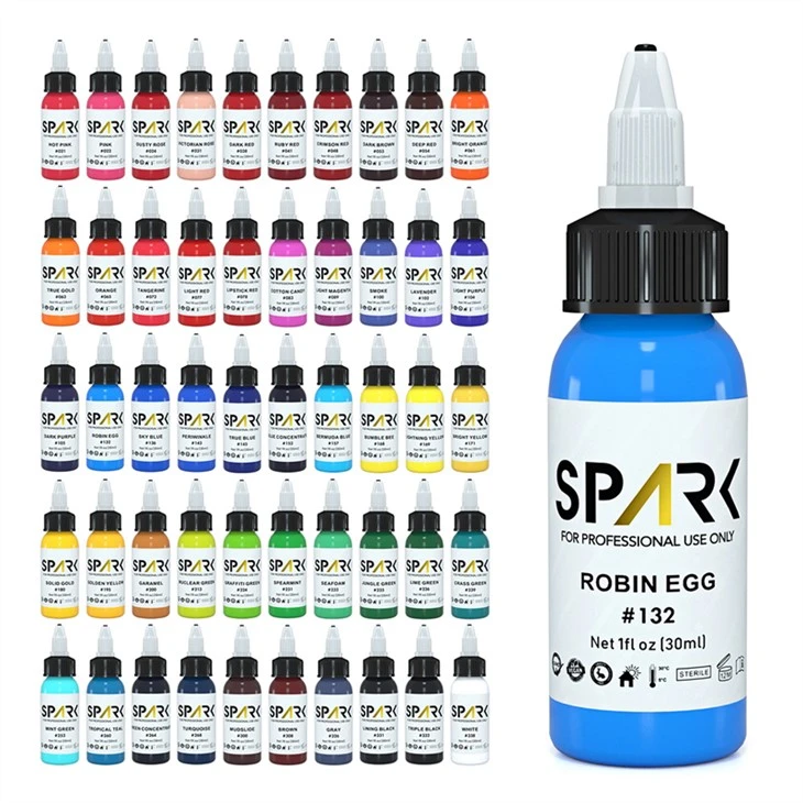 Spark Tattoo Ink Set Profesionálna farba tetovacieho atramentu