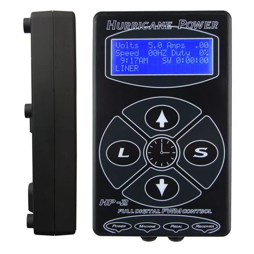 Napájací zdroj tetovania Digitálny zdroj napájania tetovania Hurricane Power Supplay Tattoo