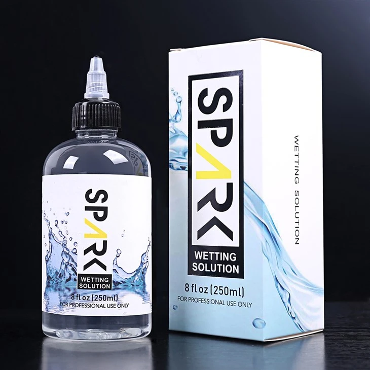 Originálny 240ML 8OZ Spark Tattoo Wetting Solution Roztok na miešanie tetovania Spark Tattoo Ink