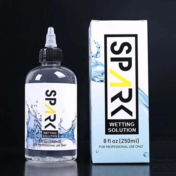 Profesionálny 240ML 8OZ roztok na zmáčanie tetovania iskru roztok na miešanie tetovania iskru atrament na tetovanie
